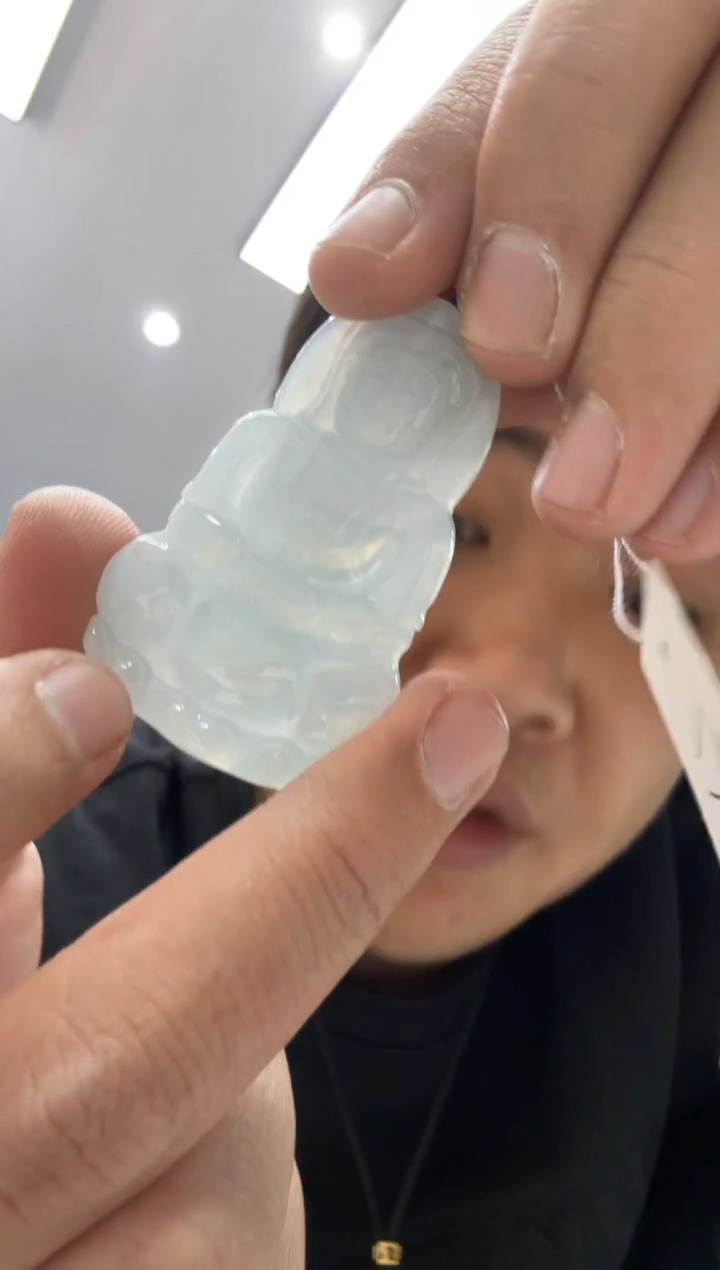 【闪购商品】翡翠颈饰未镶嵌天然翡翠A货孤品一件