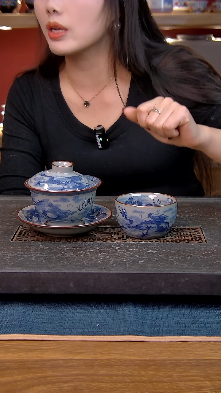 简装家用款2件套 老陶泥开片纹陶瓷茶具