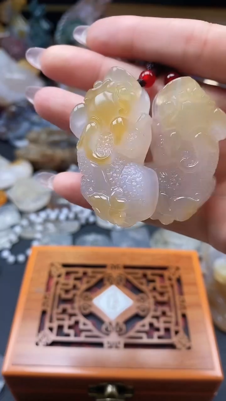 【闪购商品】玛瑙/玉髓颈饰未镶嵌dd