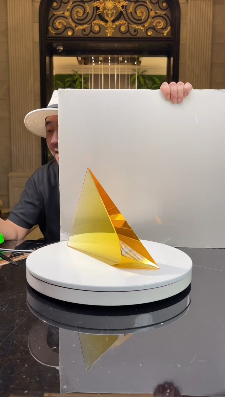 【闪购商品】茶宠AJ1112022棱镜艺术琉璃摆件