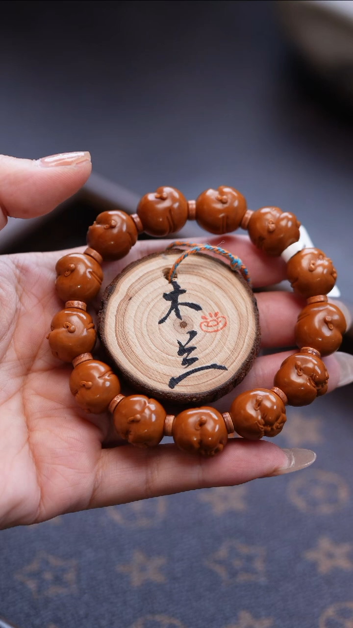 手串/手链橄榄核诚**下橄榄雕