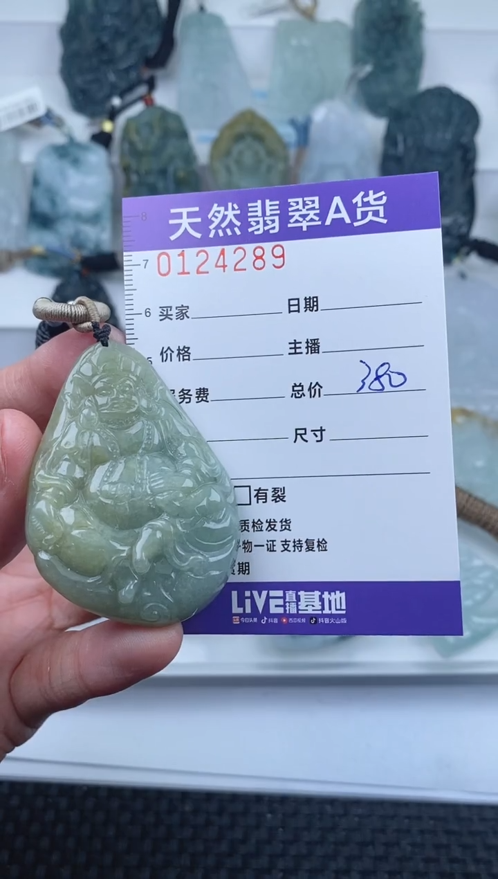 【闪购商品】翡翠颈饰未镶嵌         289