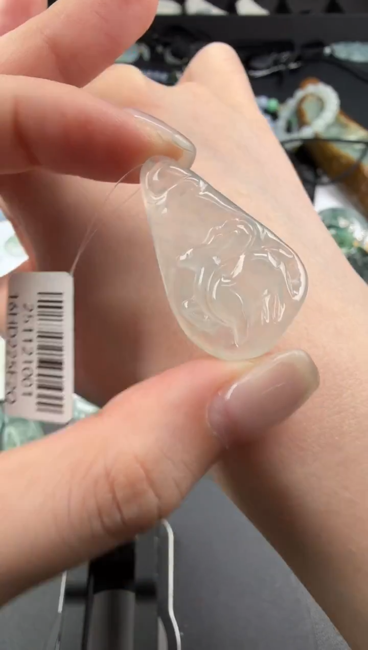 吊坠(不含链)未镶嵌翡翠翡翠饰品-212