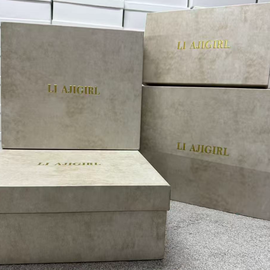 阿吉女·原创设计粗跟百搭短靴女士#2215-23