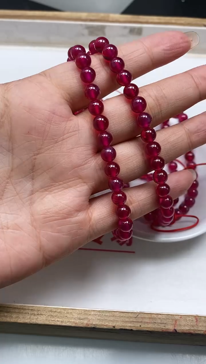 散珠未镶嵌红宝石B2151 红宝石6mm3个12元