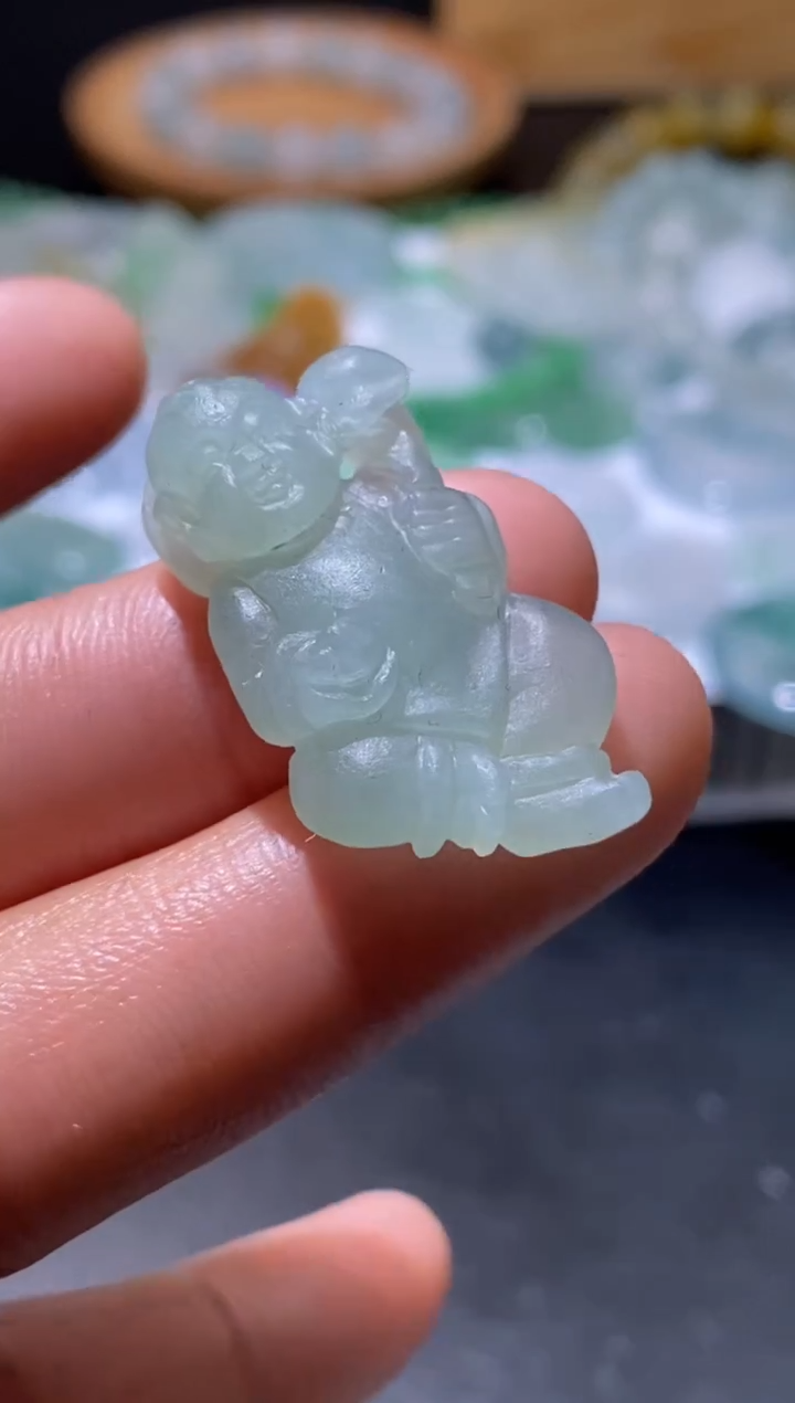 【闪购商品】定制翡翠未镶嵌翡翠毛货~多样性发货一个