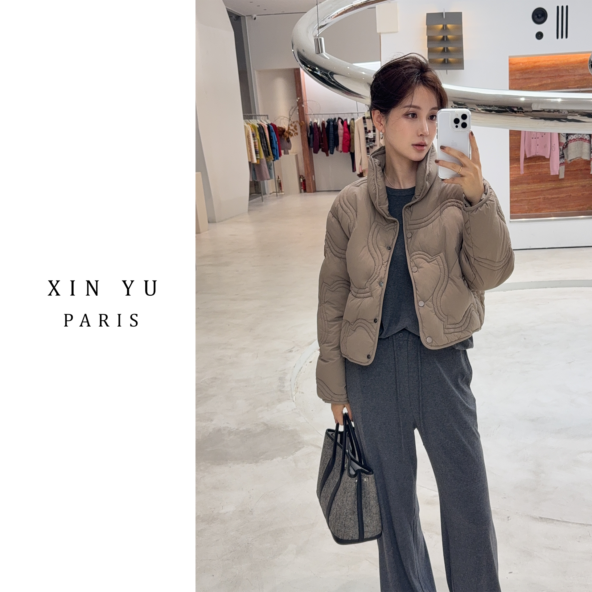 外套秋冬新款时尚休闲百搭设计感厚款冬季69378