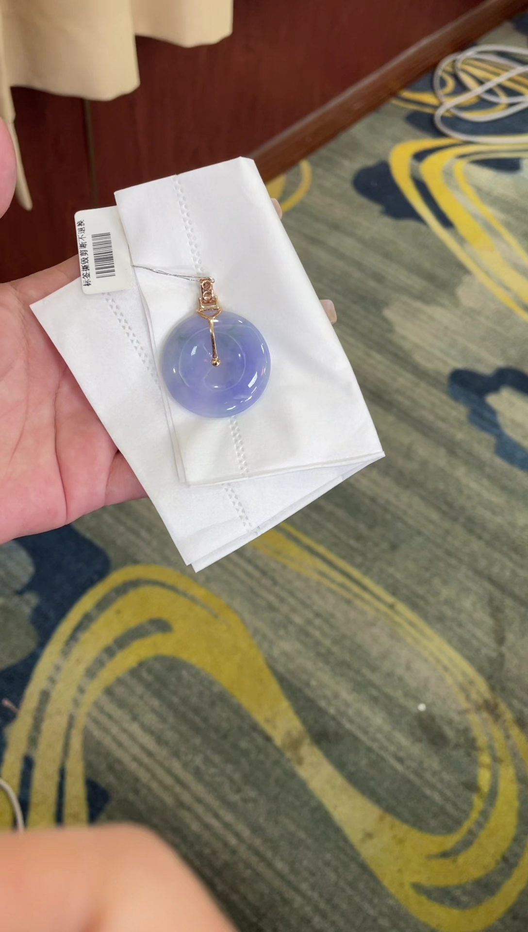 【闪购商品】定制翡翠18K金镶嵌DDH/95982发一件