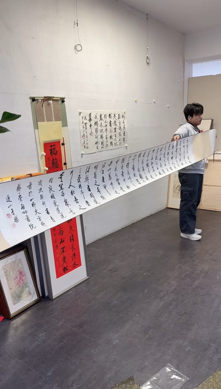 【闪购商品】国画天津人美-于乐书法长卷