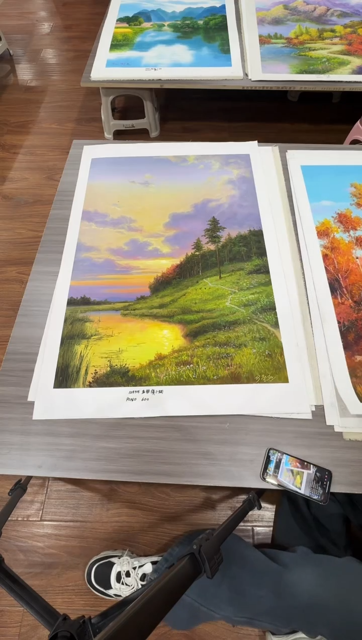 油画【89号】约90*60cm丨朝鲜原创纯手绘孤品油画丨顺丰包邮