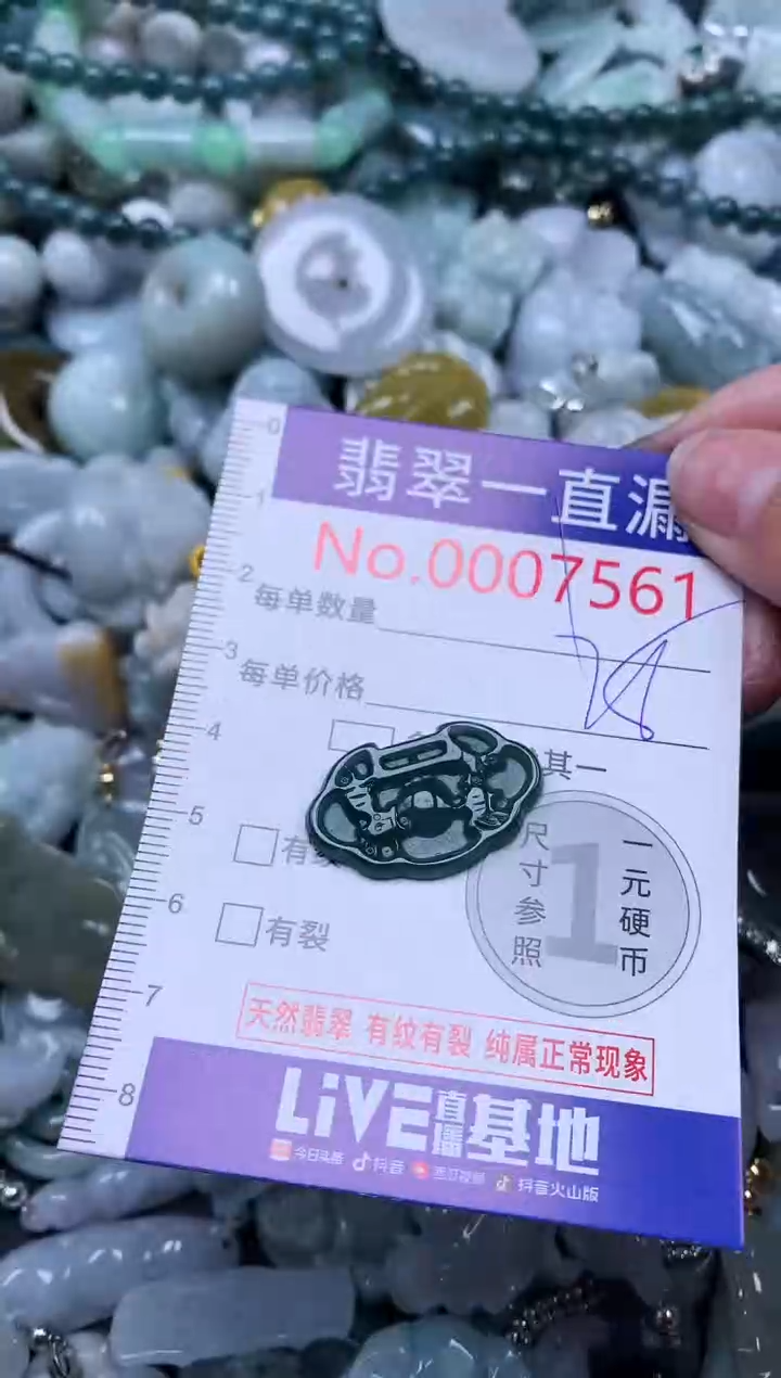 【闪购商品】翡翠吊坠(不含链)未镶嵌7561