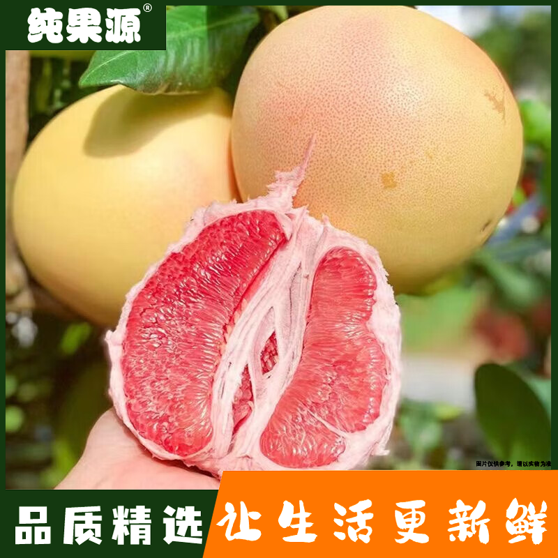 【纯果源小时达】精品三红柚【约2.5-3斤】