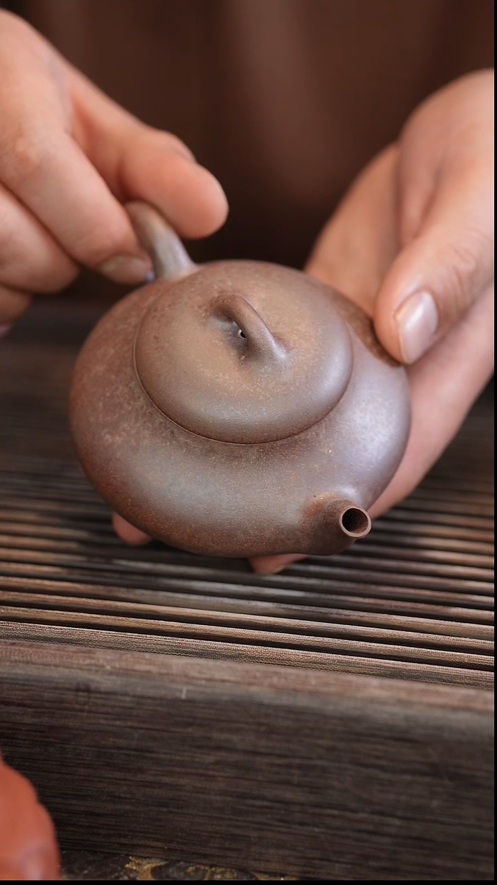 茶壶紫砂180cc 宽口 