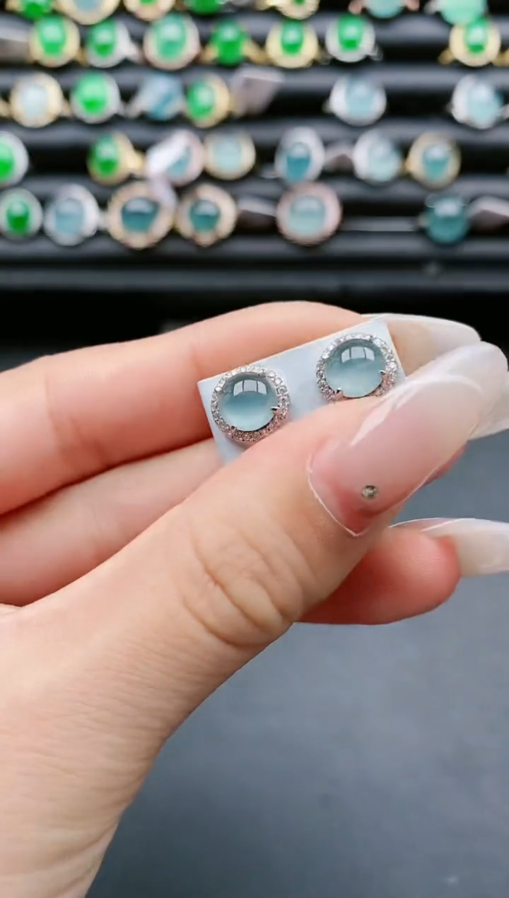 【闪购商品】翡翠戒指银S925镶嵌111111111