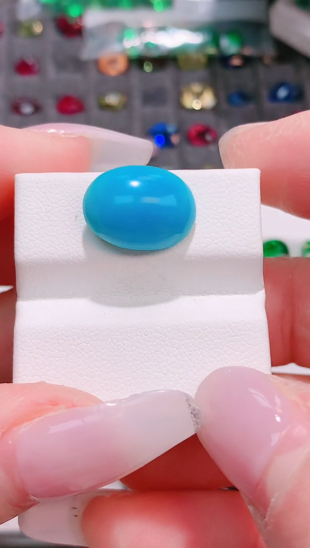 未镶嵌绿松石珠宝半成品5.65ct