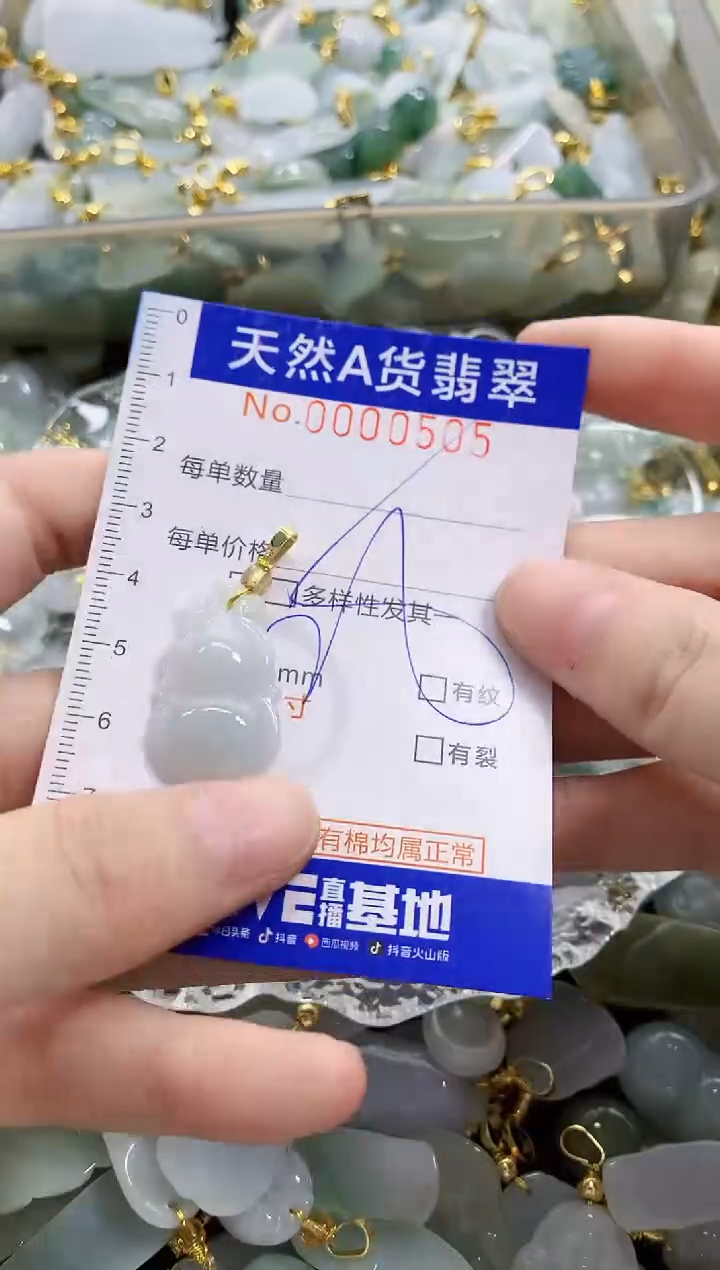 颈饰未镶嵌翡翠天然A货翡翠