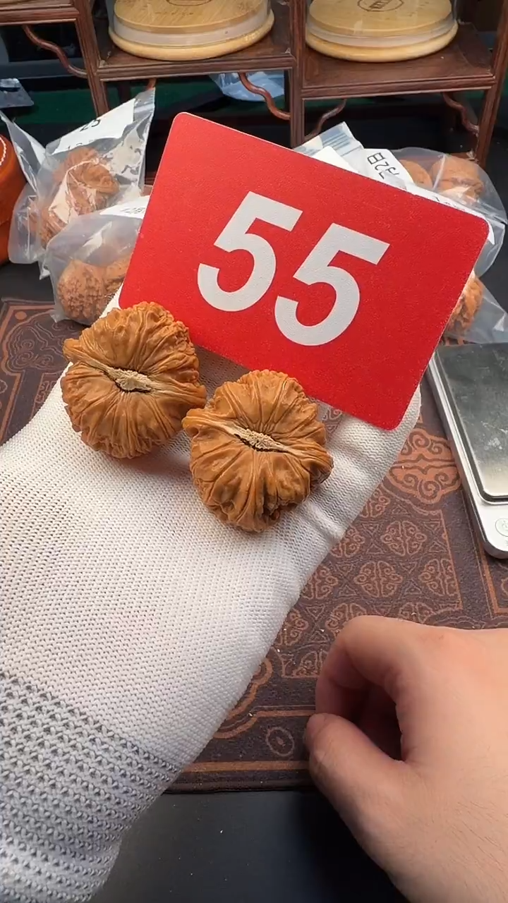 把件文玩核桃39延庆白狮子