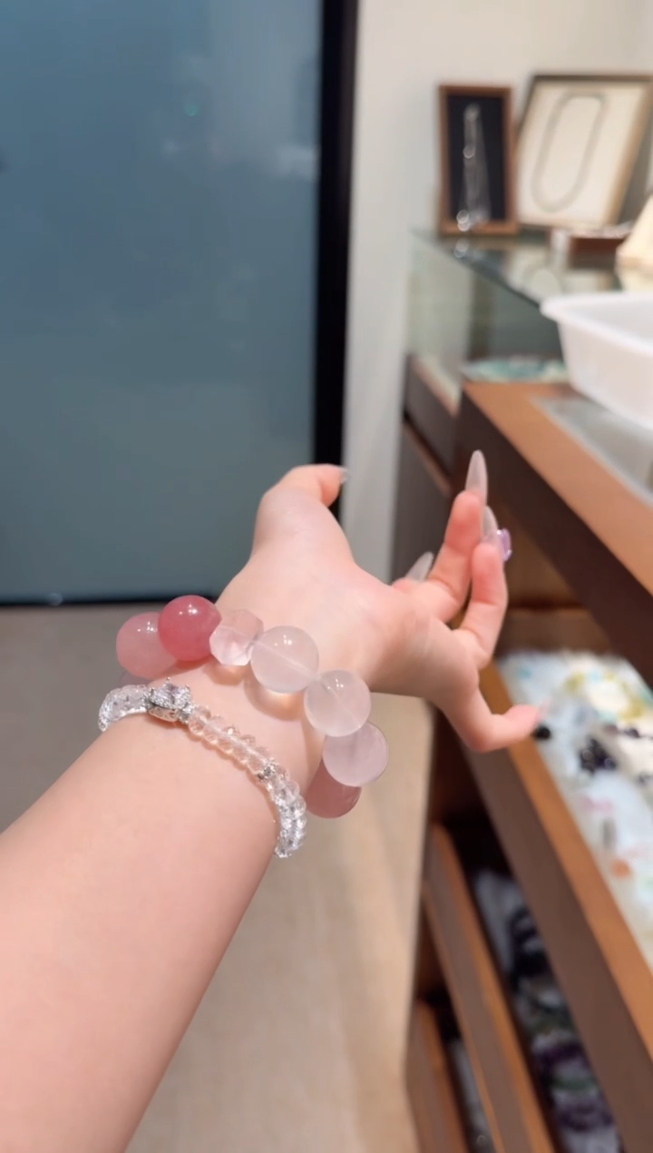 水晶手串未镶嵌拍4单发一串 拍1单发单珠 多样性发货