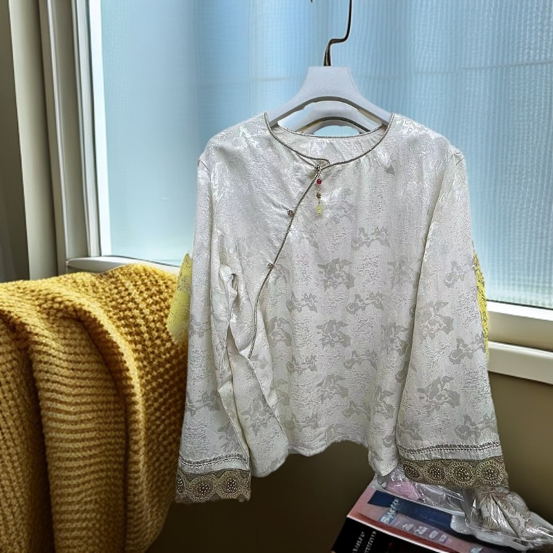 经典时尚显瘦百搭蚕丝国风内搭打底新中式气质