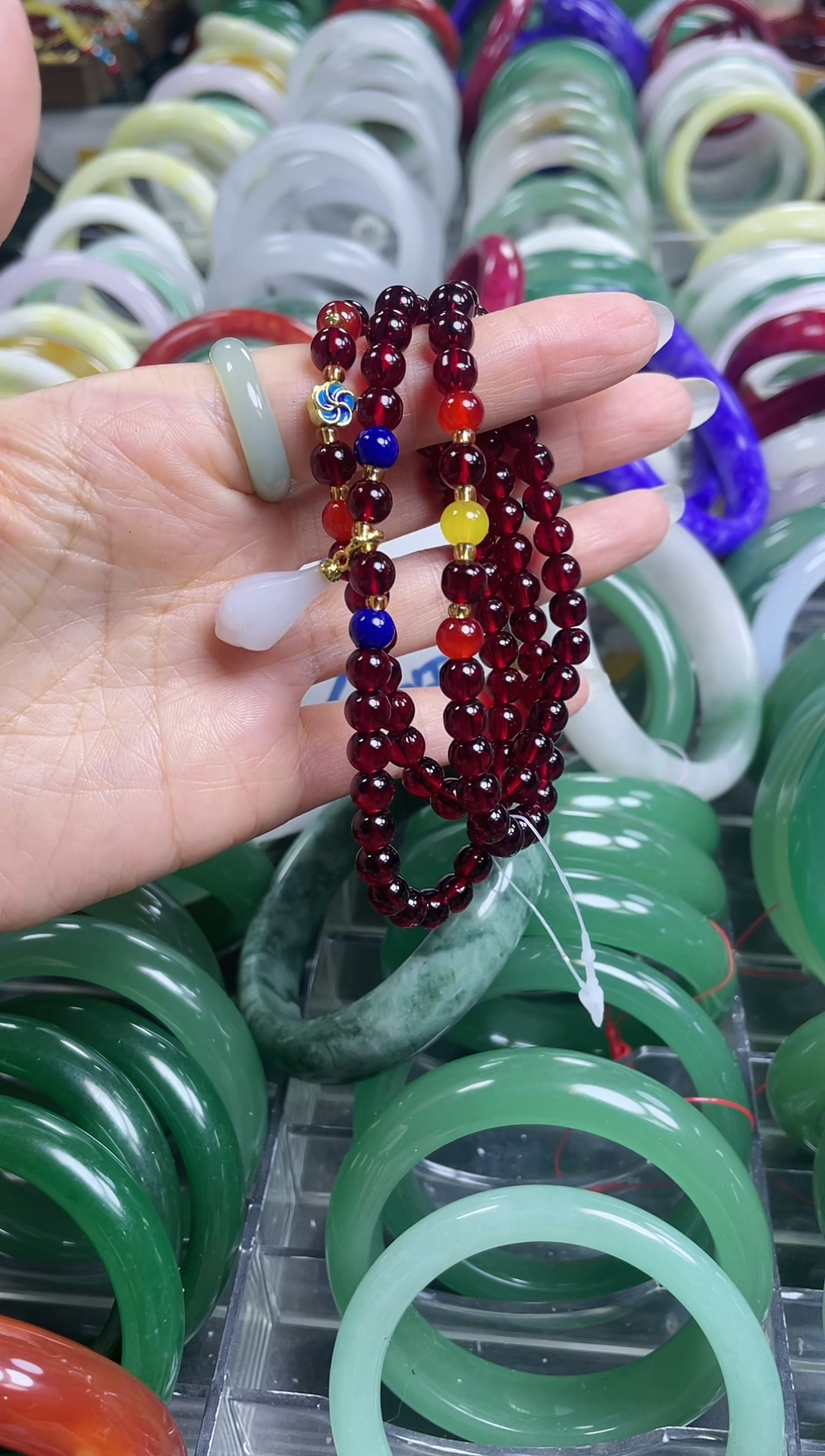 【闪购商品】石英质玉手镯未镶嵌8