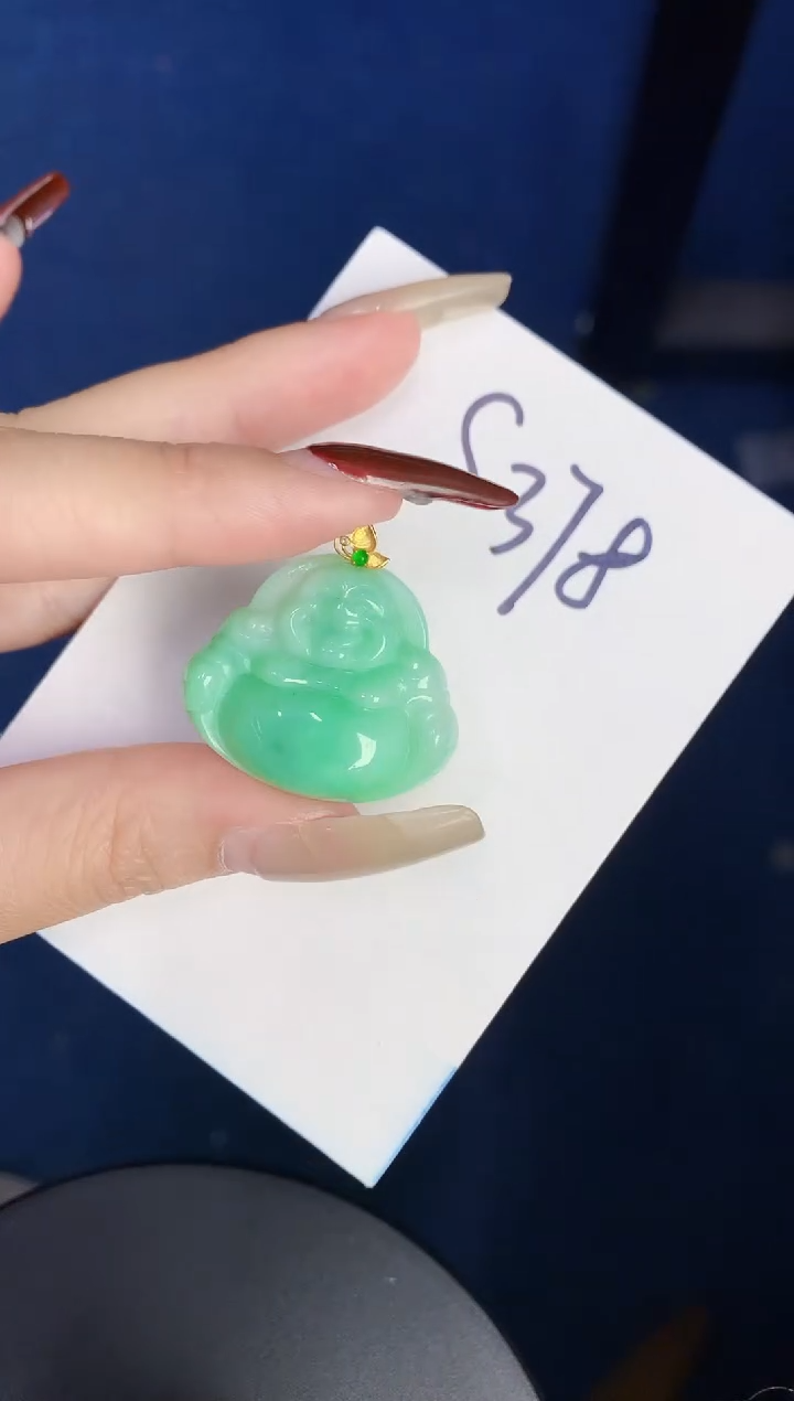 【闪购商品】翡翠颈饰18K金镶嵌0000000000