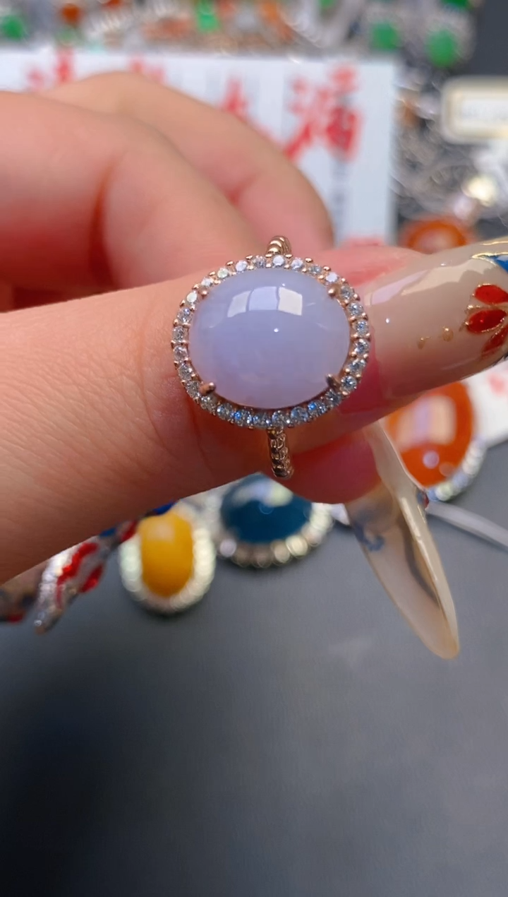 【闪购商品】翡翠耳饰银S925镶嵌天然A货翡翠1