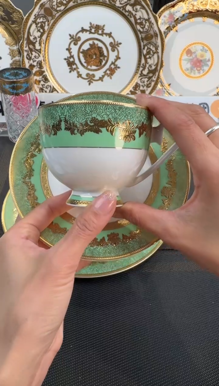 【闪购商品】瓷片200毫升杯碟福利款
