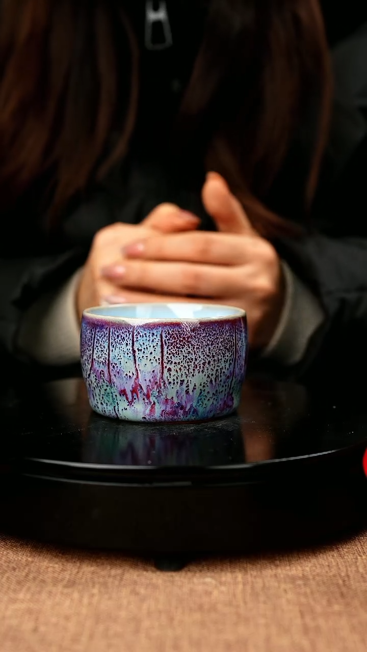 【闪购商品】379#白露伟一级品原矿钧瓷炉钧釉主人杯