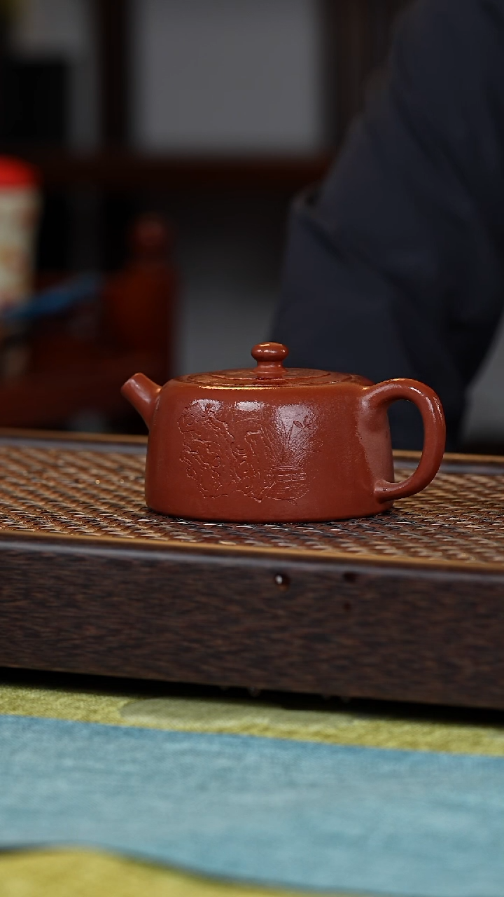 【闪购商品】紫砂茶壶龙血砂井栏220毫升