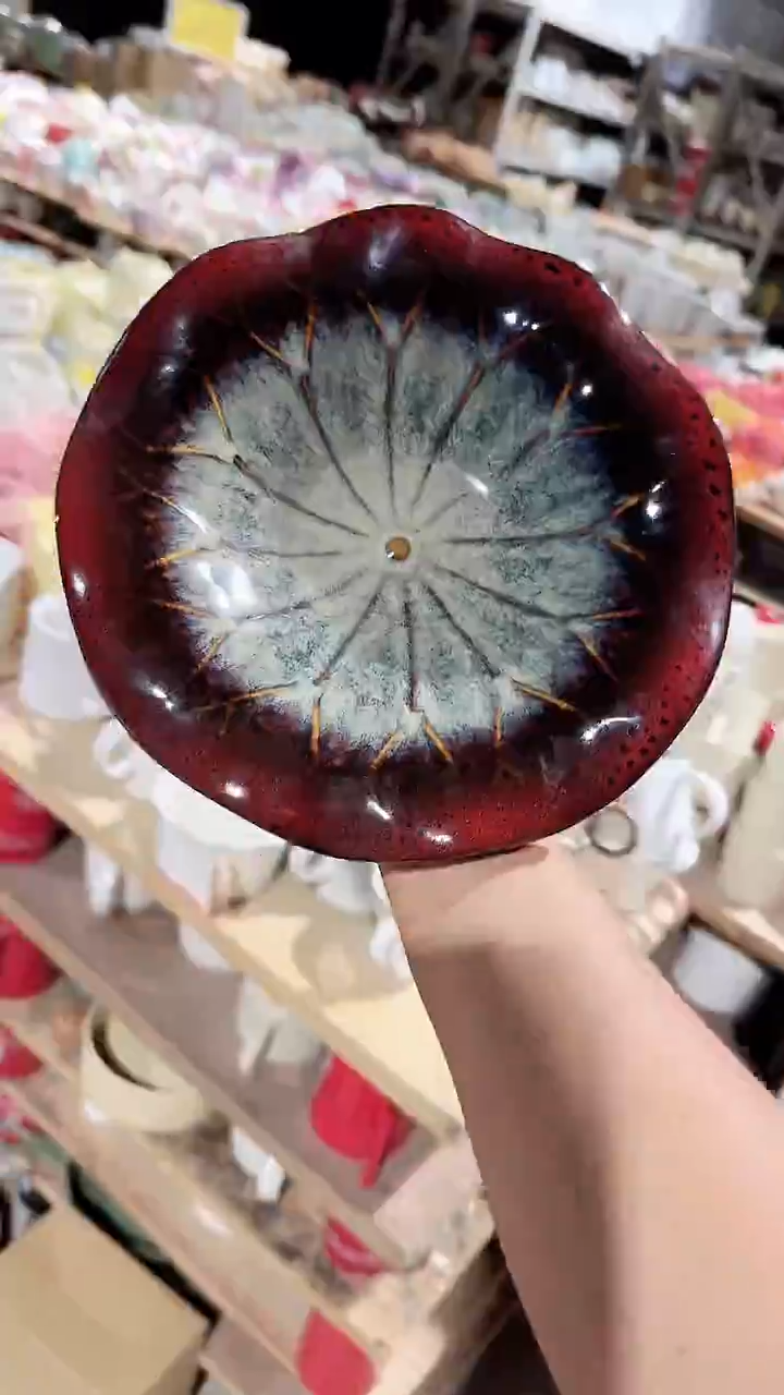 碗花边盘 微瑕凑满20元包邮