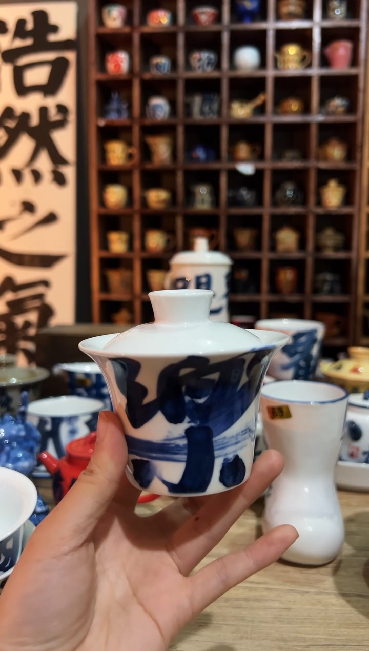 【闪购商品】观云听雨原创手绘茶具