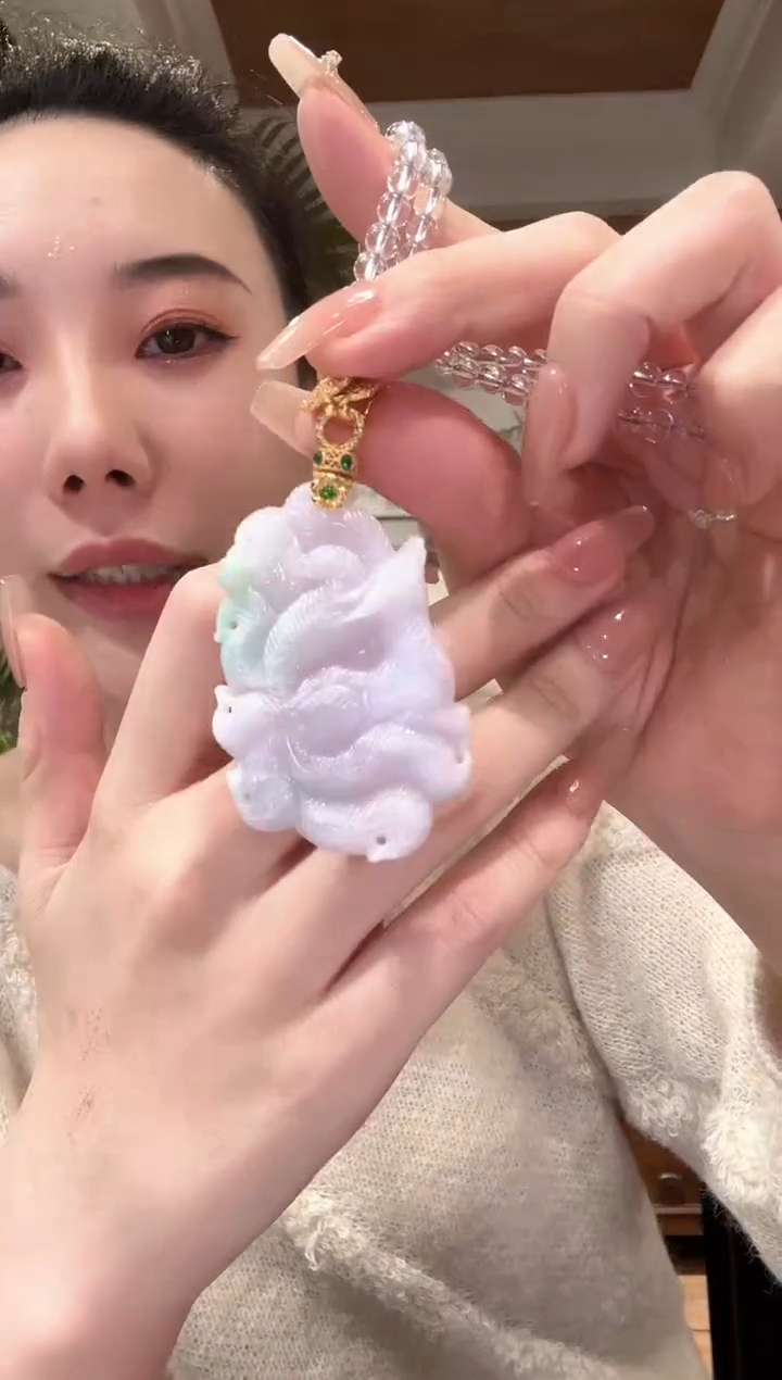 【闪购商品】翡翠颈饰未镶嵌国风