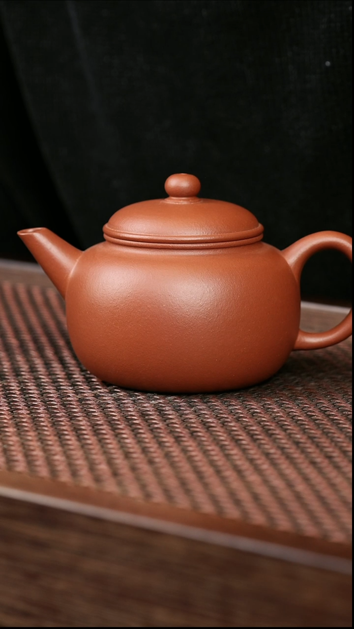 茶壶紫砂朱泥匏尊水平