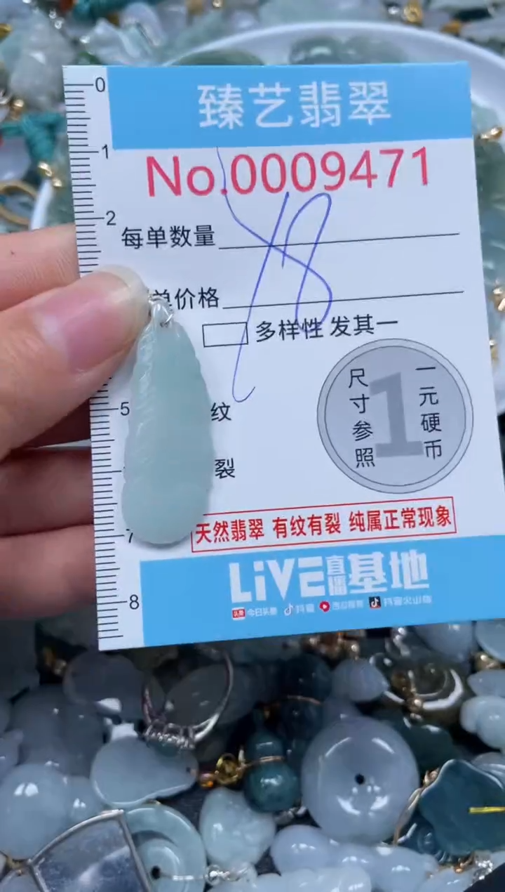 颈饰未镶嵌翡翠9471