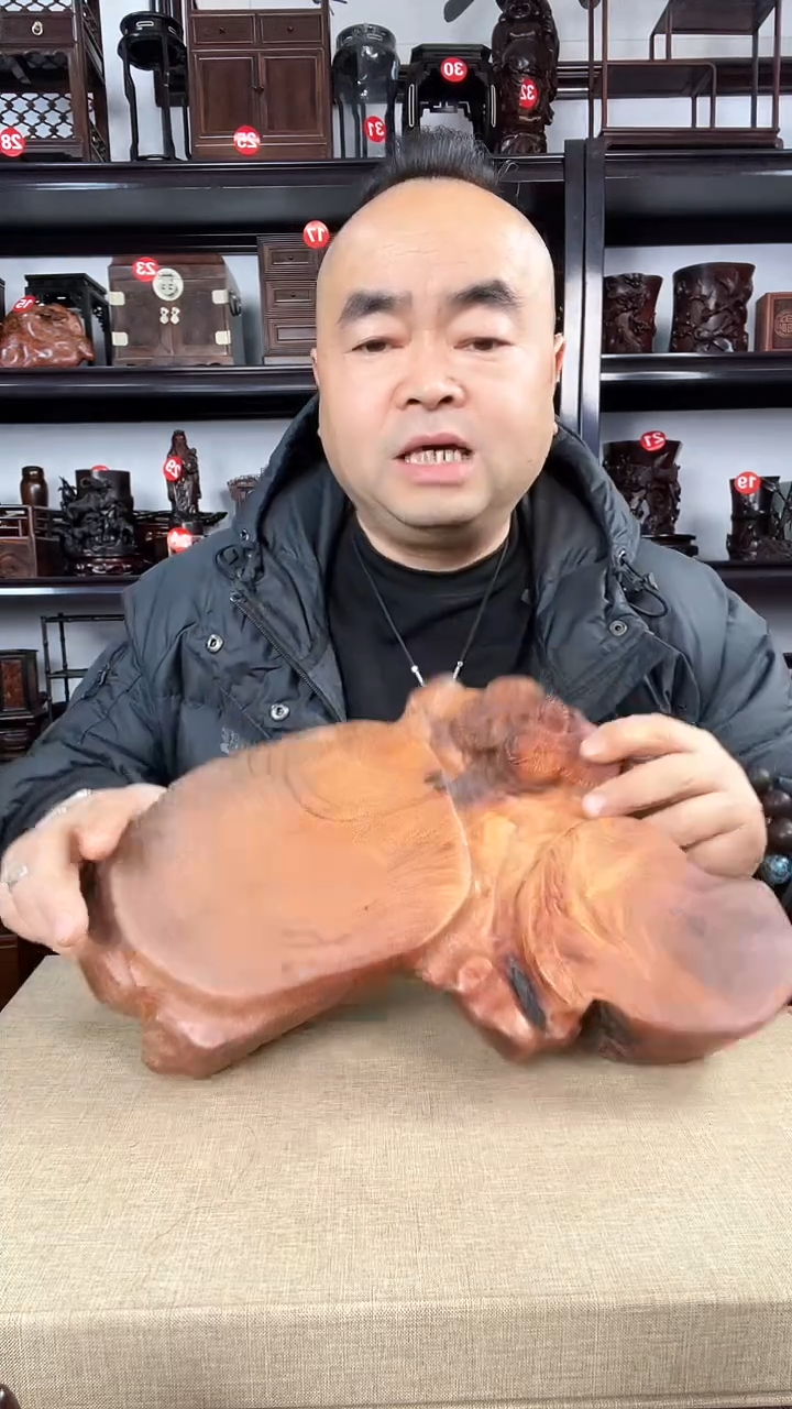 【闪购商品】木98瑕疵老李红木工艺品