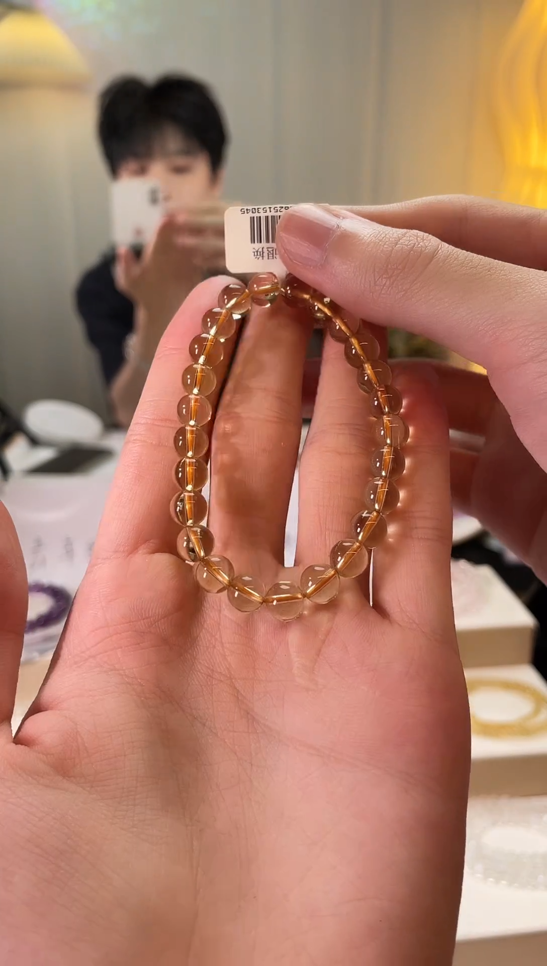 未镶嵌手串水晶顶级黄水晶