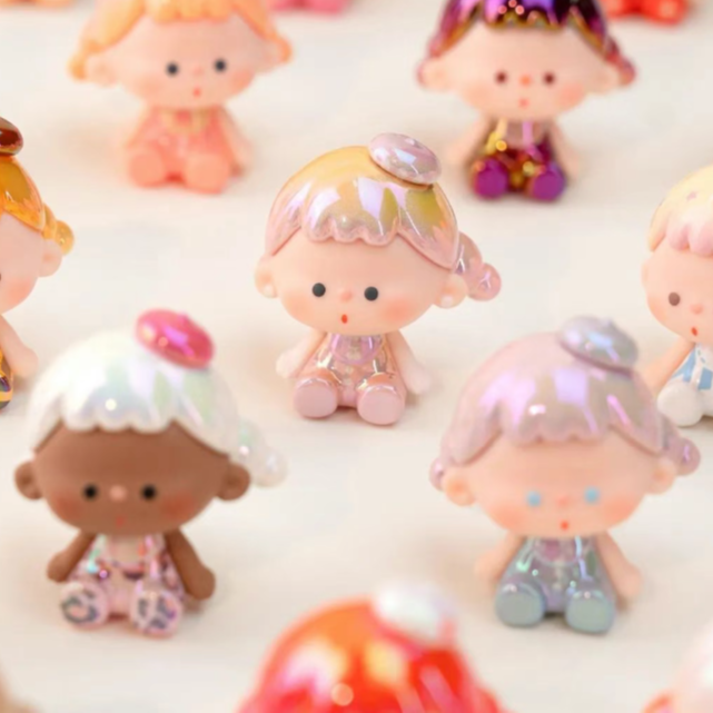 （代拆）Vuuyoo无忧哒娃可爱潮流摆件萌粒