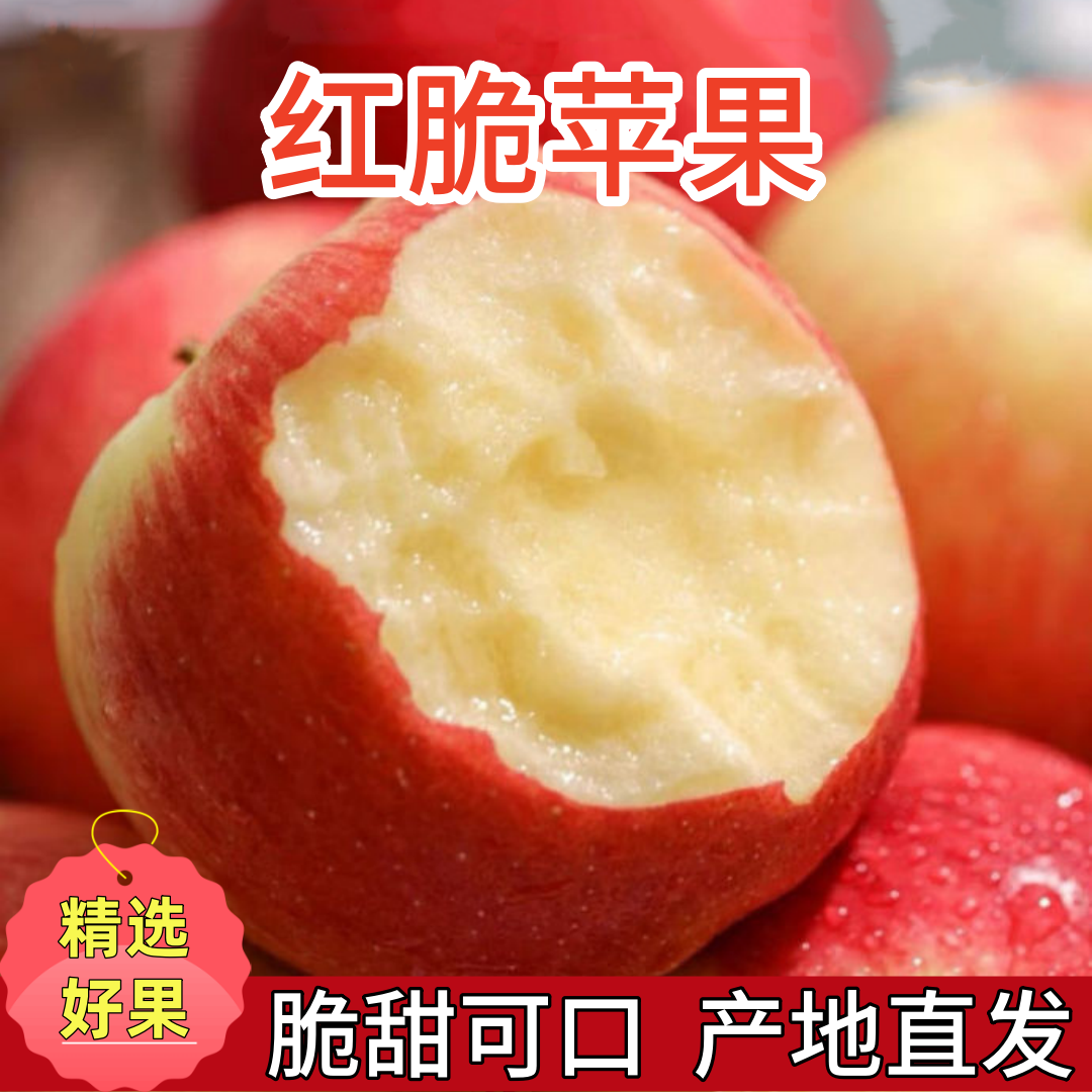 山东红脆苹果新鲜当季脆甜可口应季水果产地直发