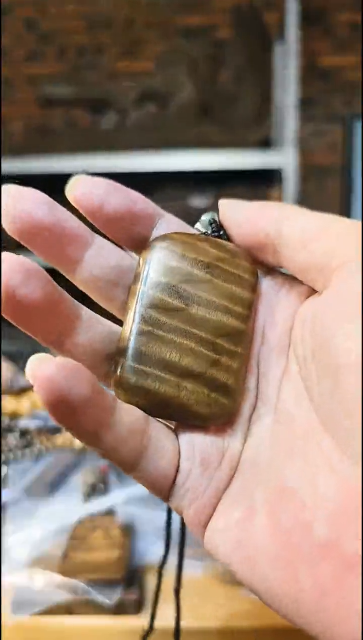 楠木（金丝楠）把件无事牌