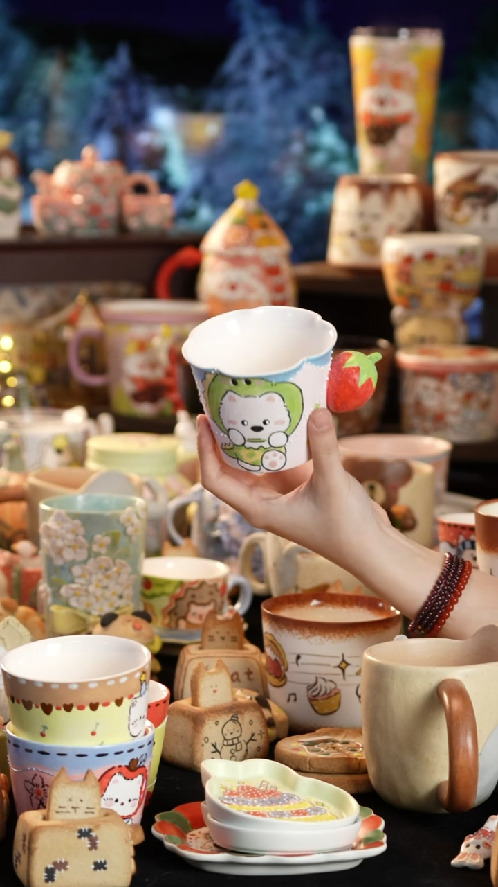 其他陶景德镇釉下彩手绘设计师款陶瓷