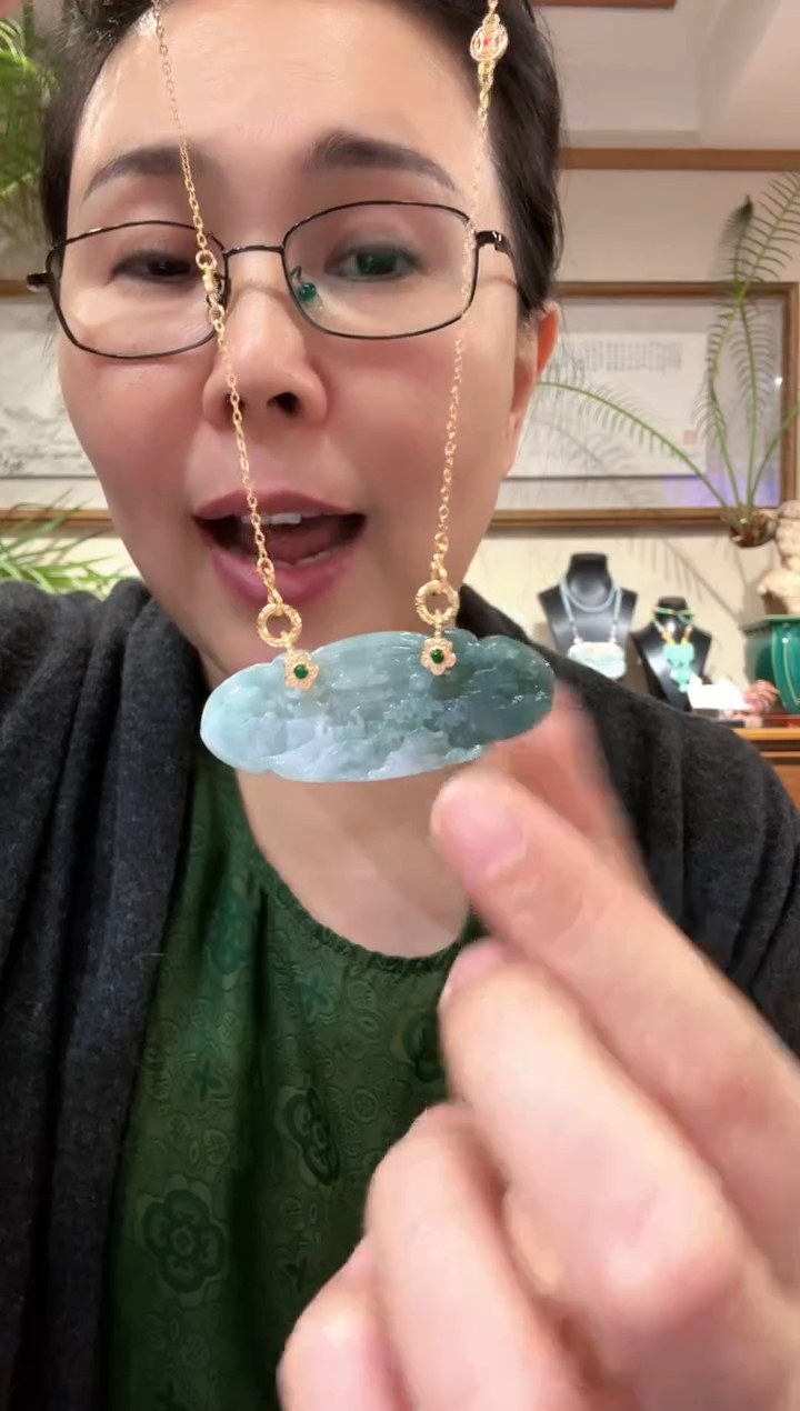 【闪购商品】翡翠颈饰未镶嵌国风