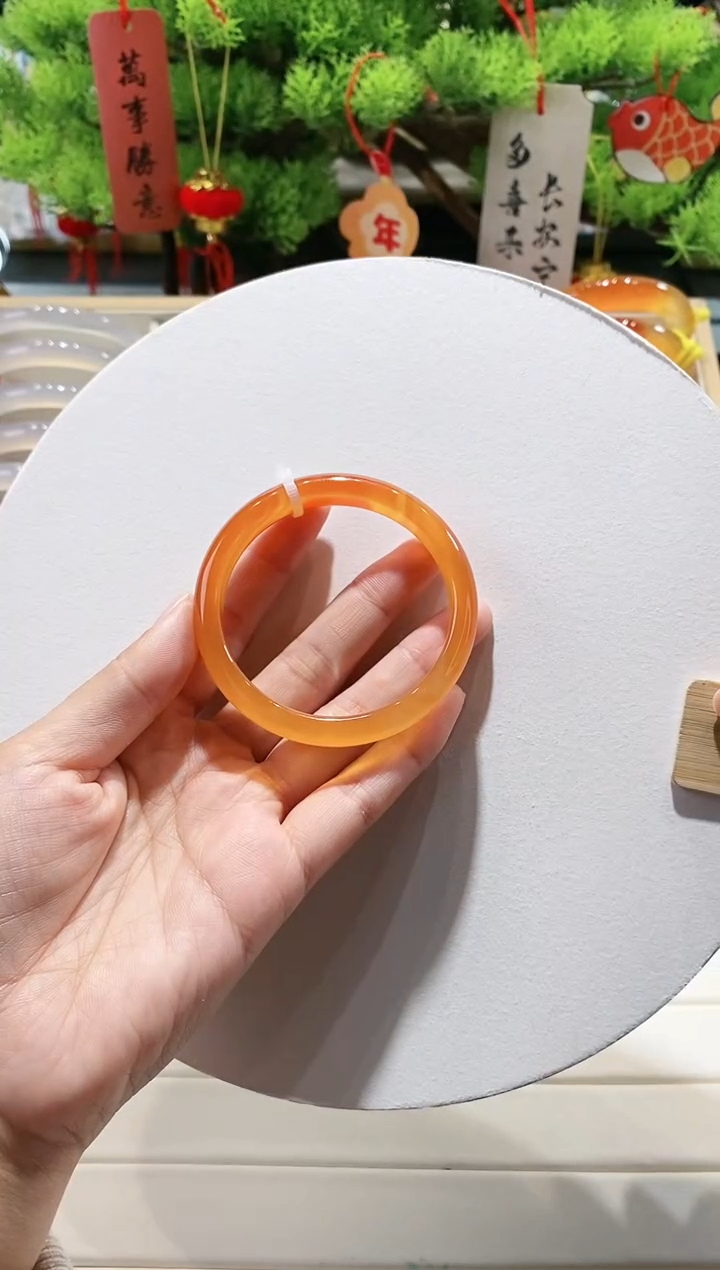 【闪购商品】玛瑙/玉髓手镯未镶嵌65-