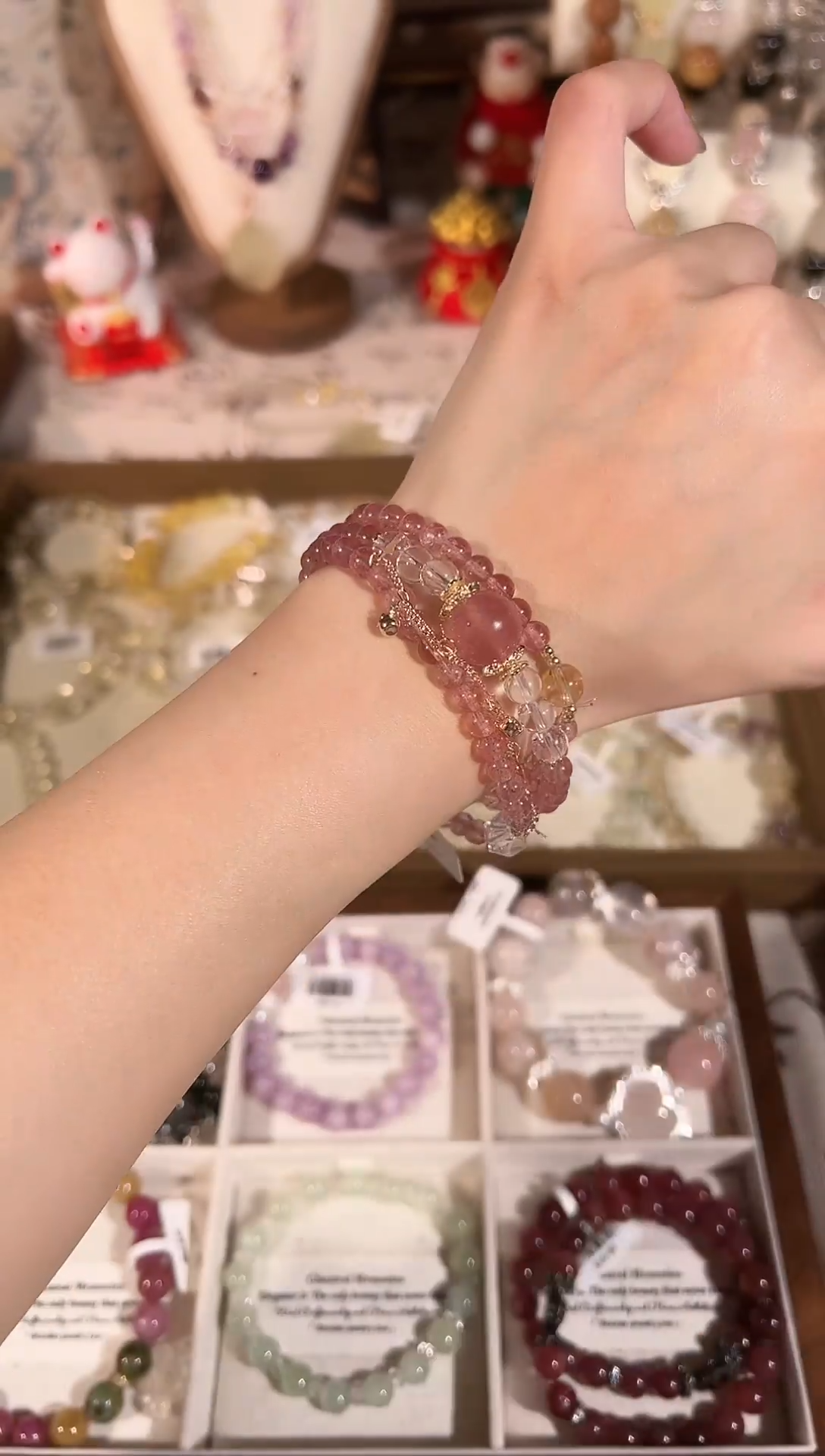 【闪购商品】水晶手链未镶嵌天然水晶 多样性发货发其一 颜色微差