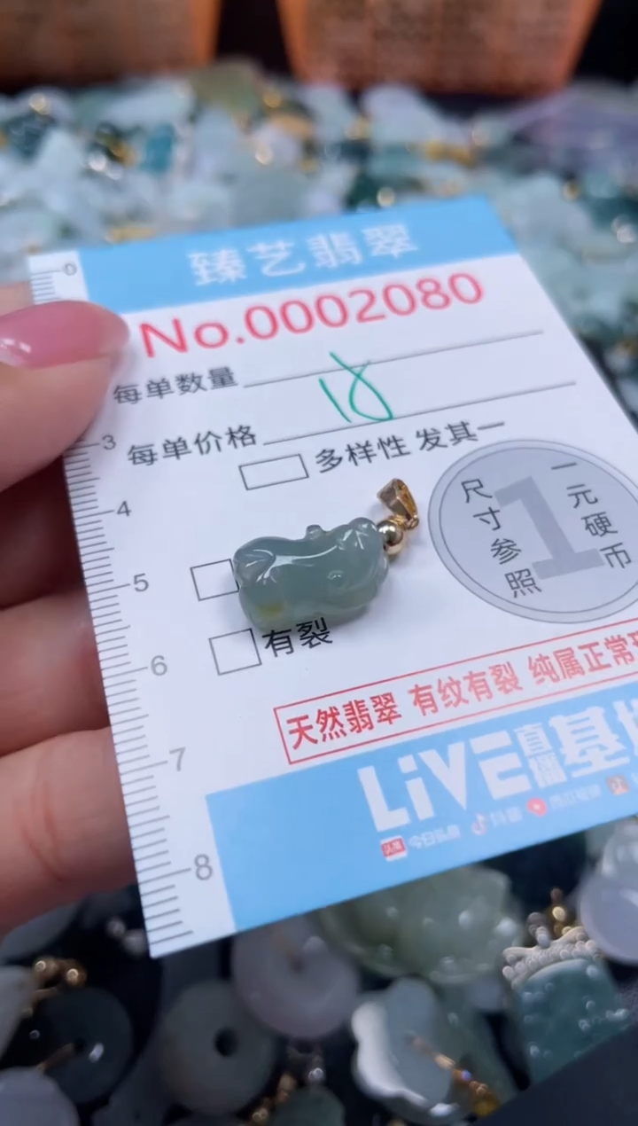 颈饰未镶嵌翡翠2076