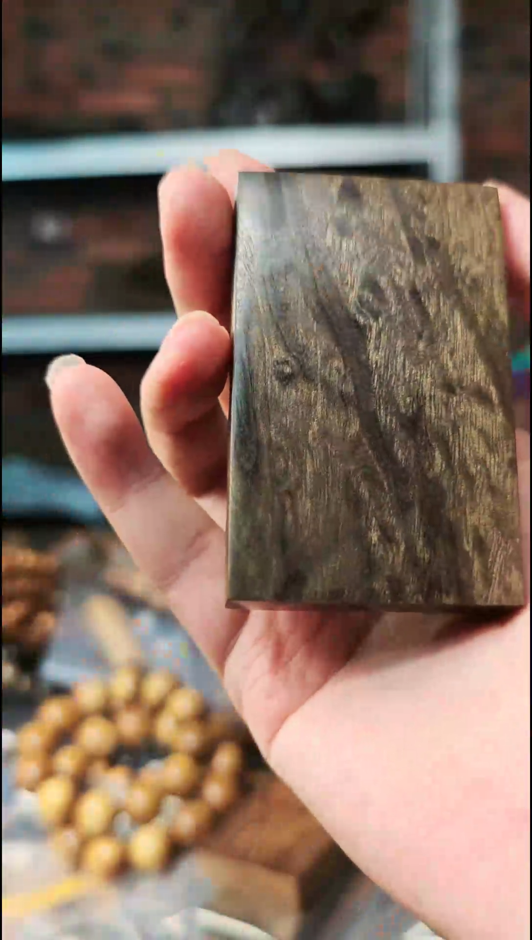 【闪购商品】金丝楠无事牌手把件