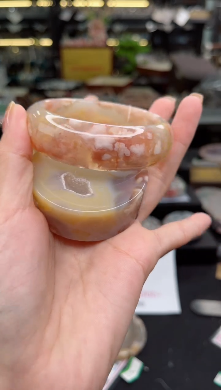 【闪购商品】石英质玉手镯未镶嵌57圈口（赠品镯心）6569771