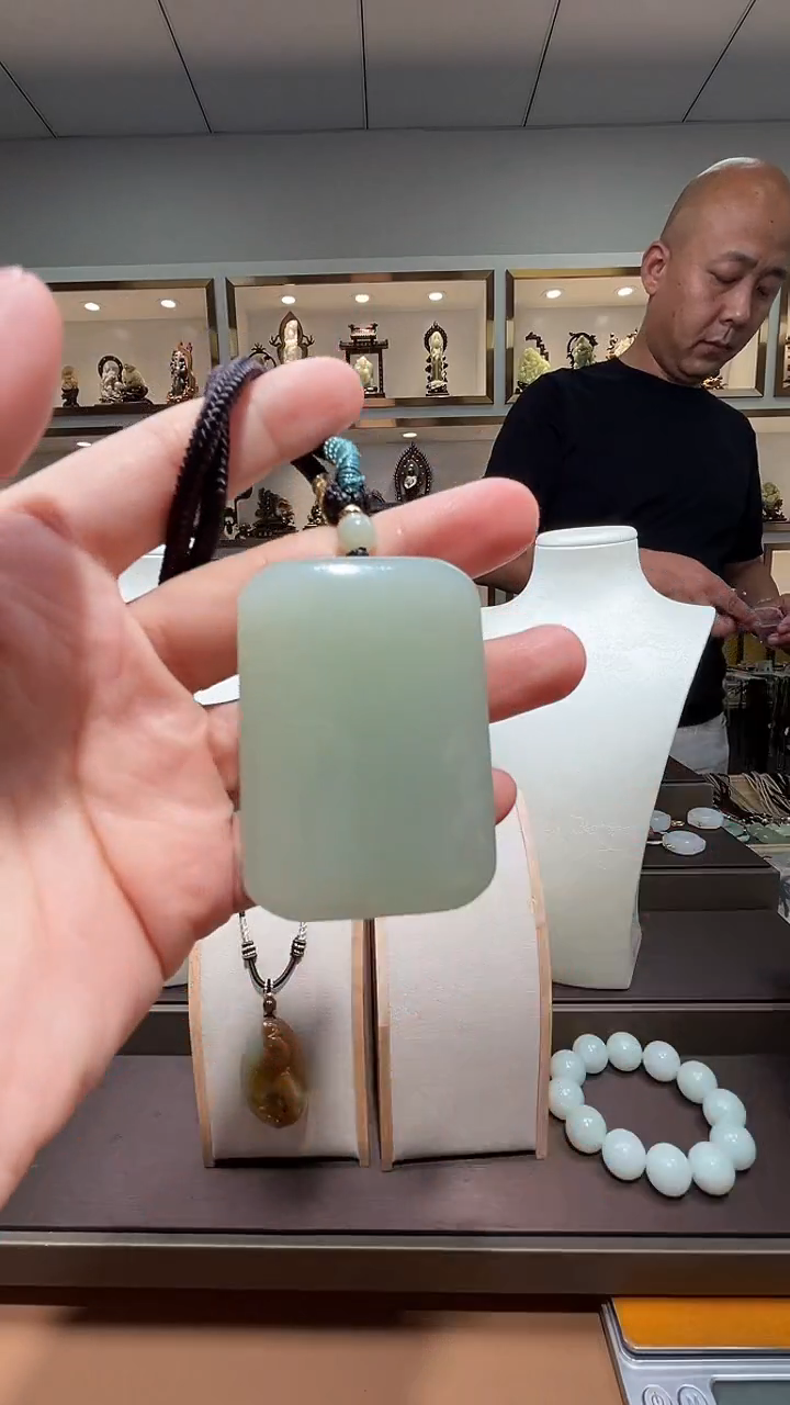 和田玉未镶嵌挂件苏