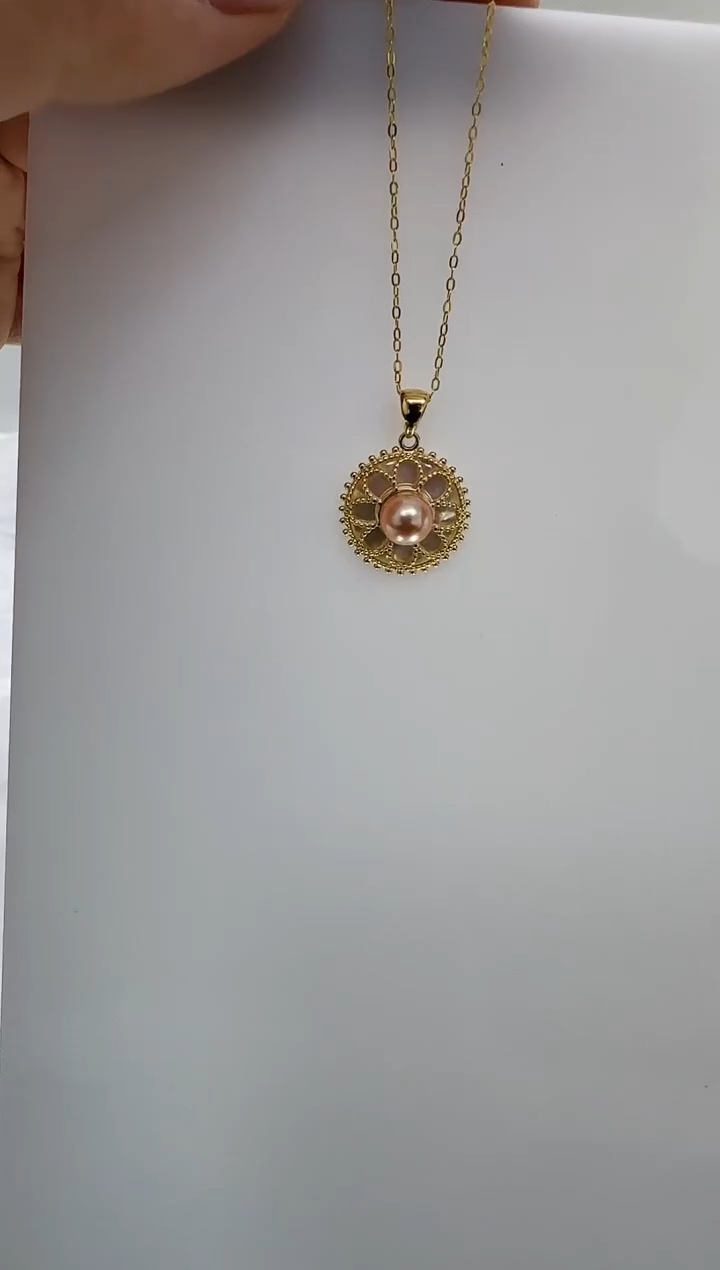 【闪购商品】海水珍珠DA银S925镶嵌珍珠 c1178