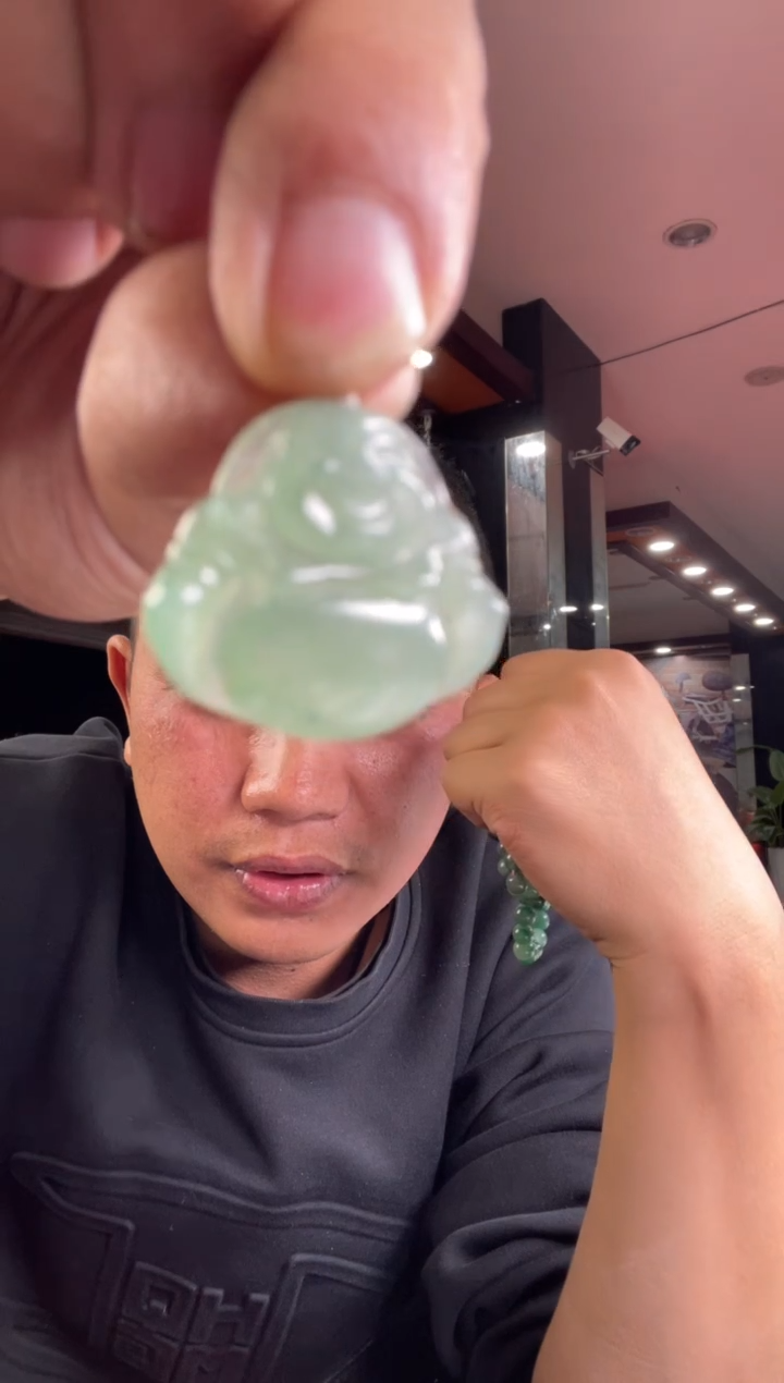 【闪购商品】石英质玉手链未镶嵌佛公