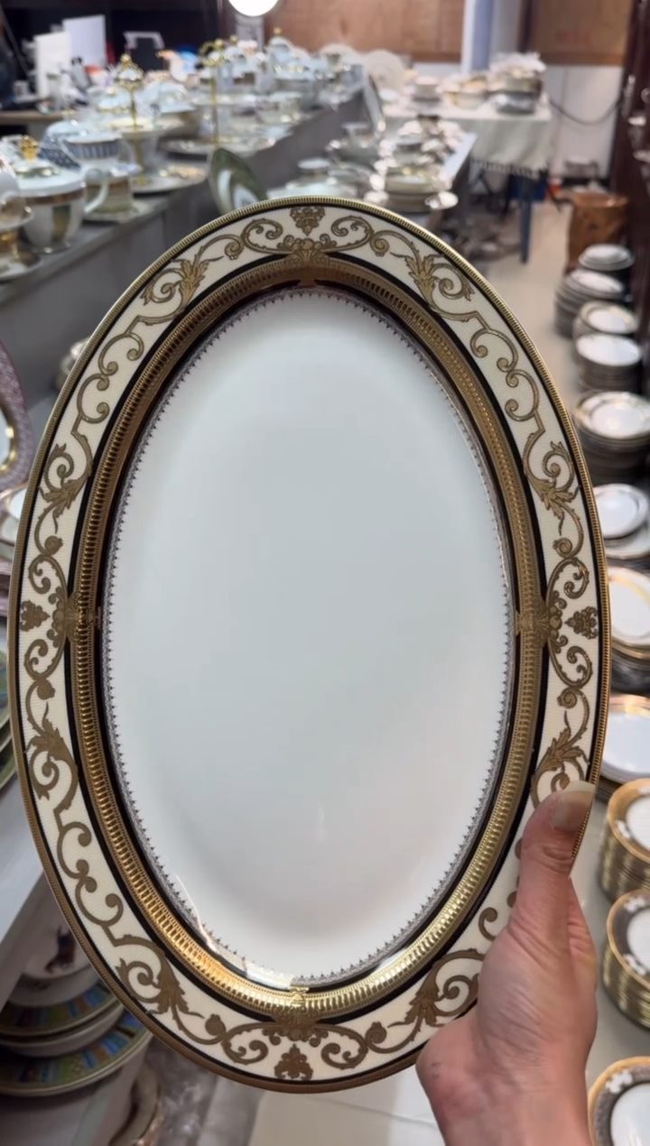 【闪购商品】瓷片14英寸鱼盘福利款 微瑕